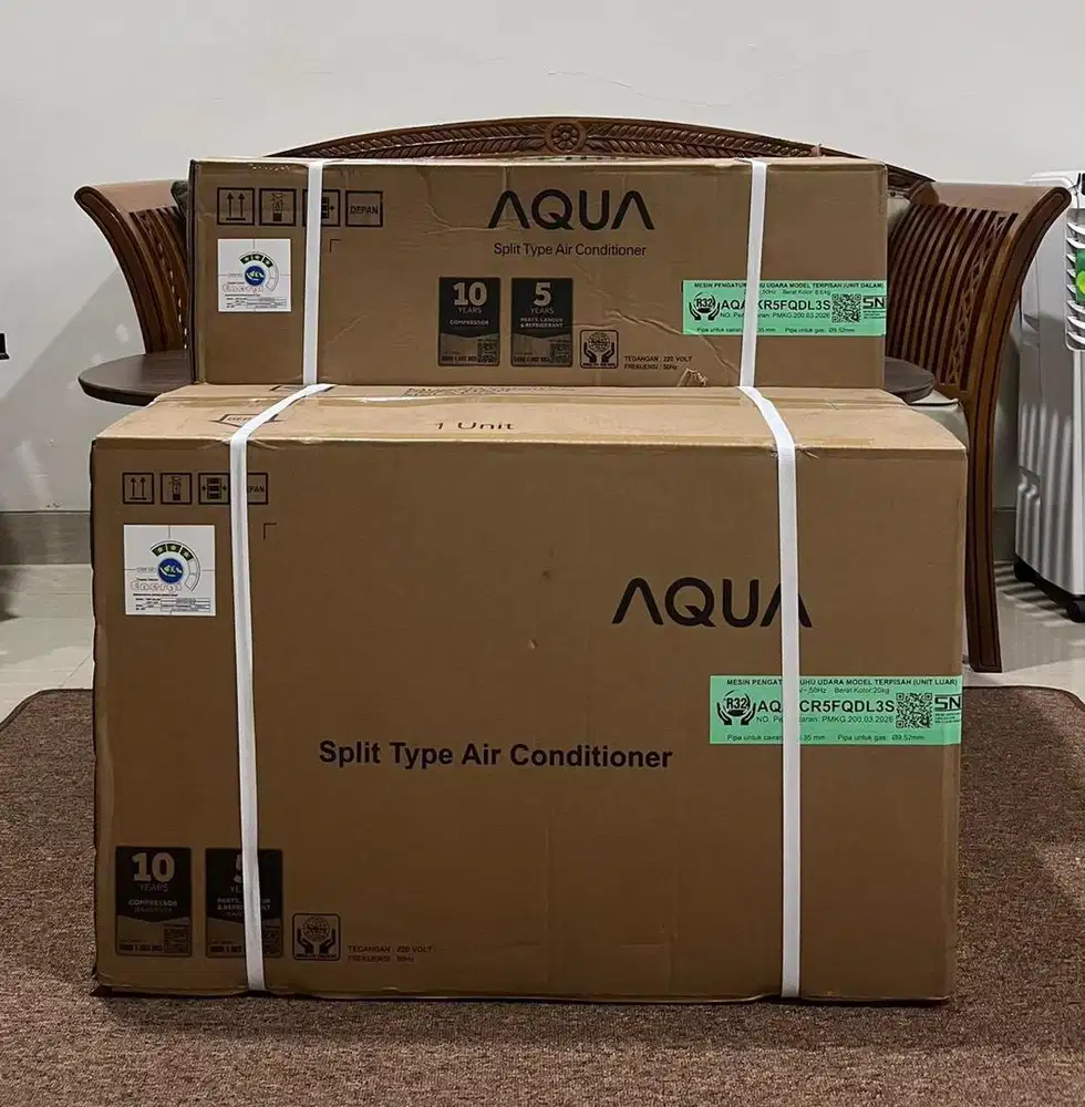 Di Jual AC Baru Merek AQUA  1/2 pk