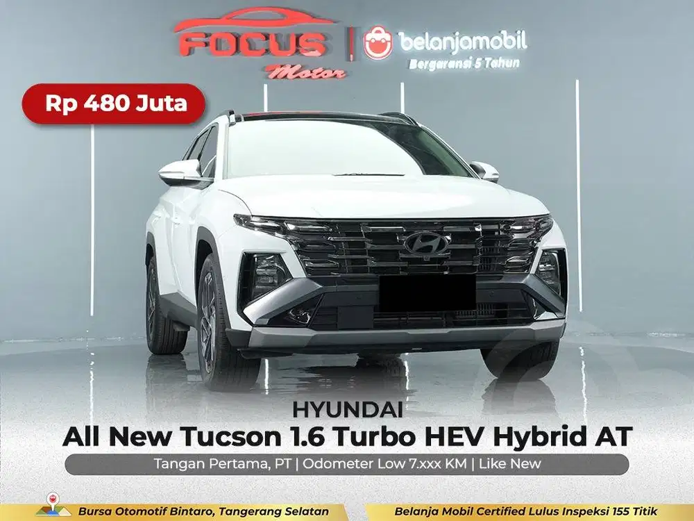 [ KM LOW 7RB ] Hyundai Tucson 1.6 Turbo HEV Hybrid AT 2025/2026