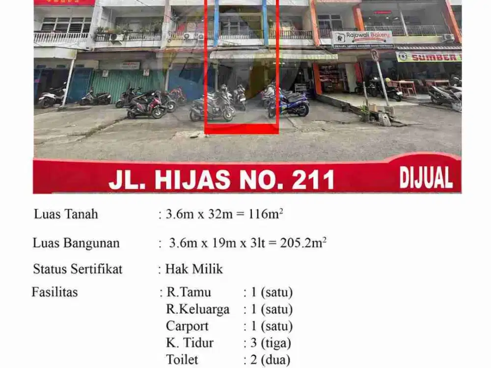 Ruko Strategis, Pusat Kota