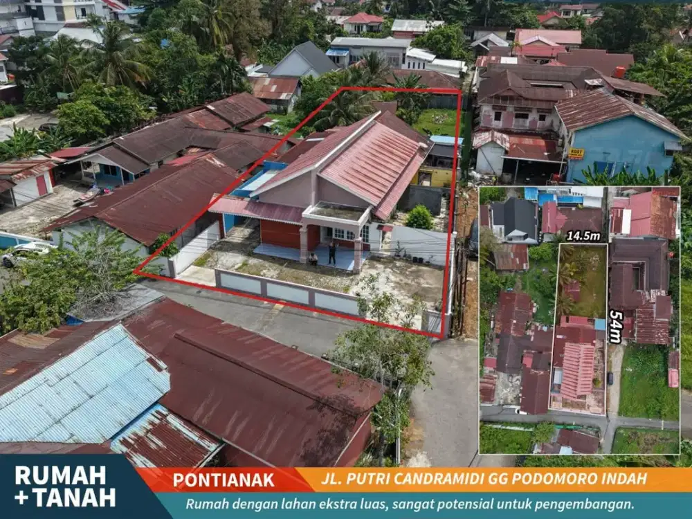 Properti dengan tanah jumbo
