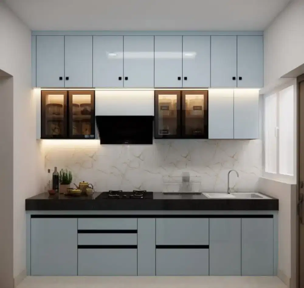 Kitchen set minimalis kitchen set murah kitchen set minimalis kitchen