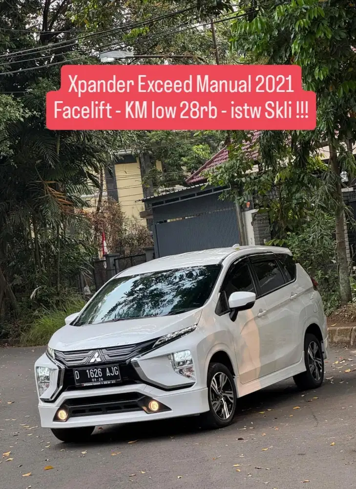 ANTiK KM low 28rb - Xpander Exceed Manual 2021 pk an 2022 murah