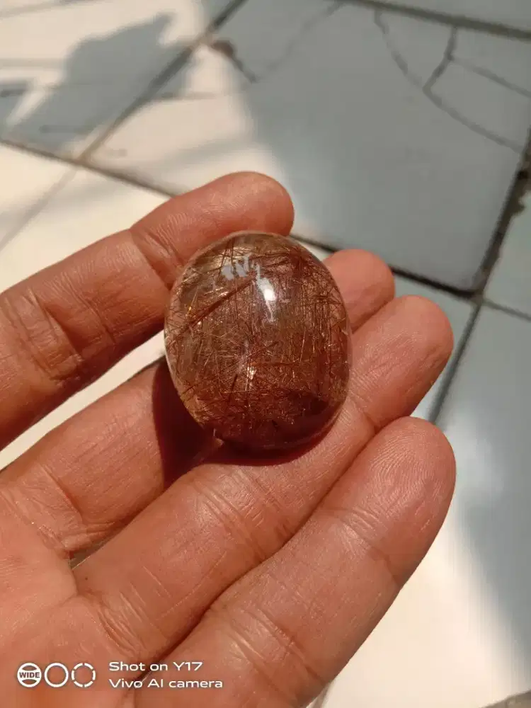 Batu serat Cendana jumbo natural