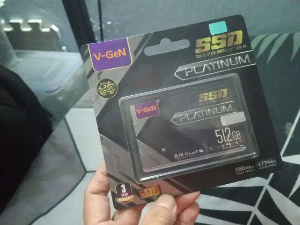 JUAL MURAH V-GeN SSD Platinum 512GB - BARU masih segel