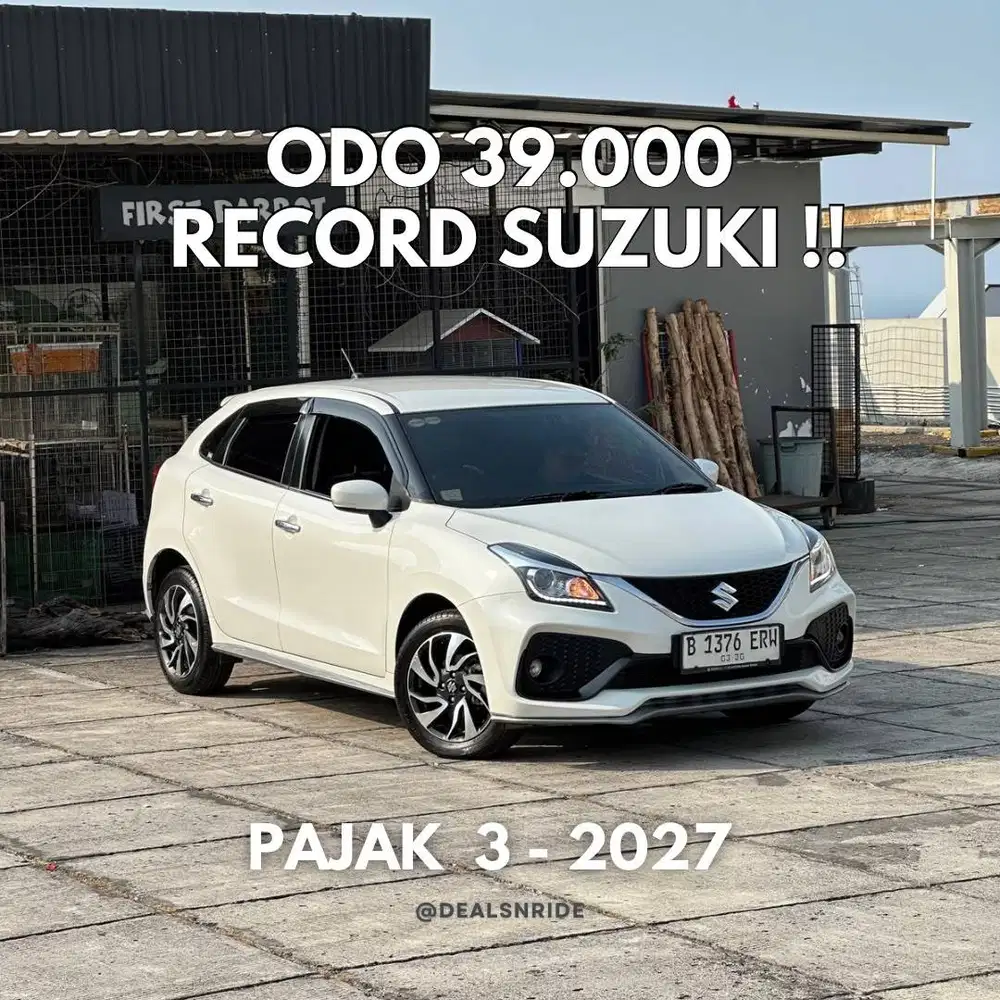 ODO 39.000 ANTIKKK !! PAJAK 3/2027 SUZUKI BALENO HATCHBACK 2019 RECORD