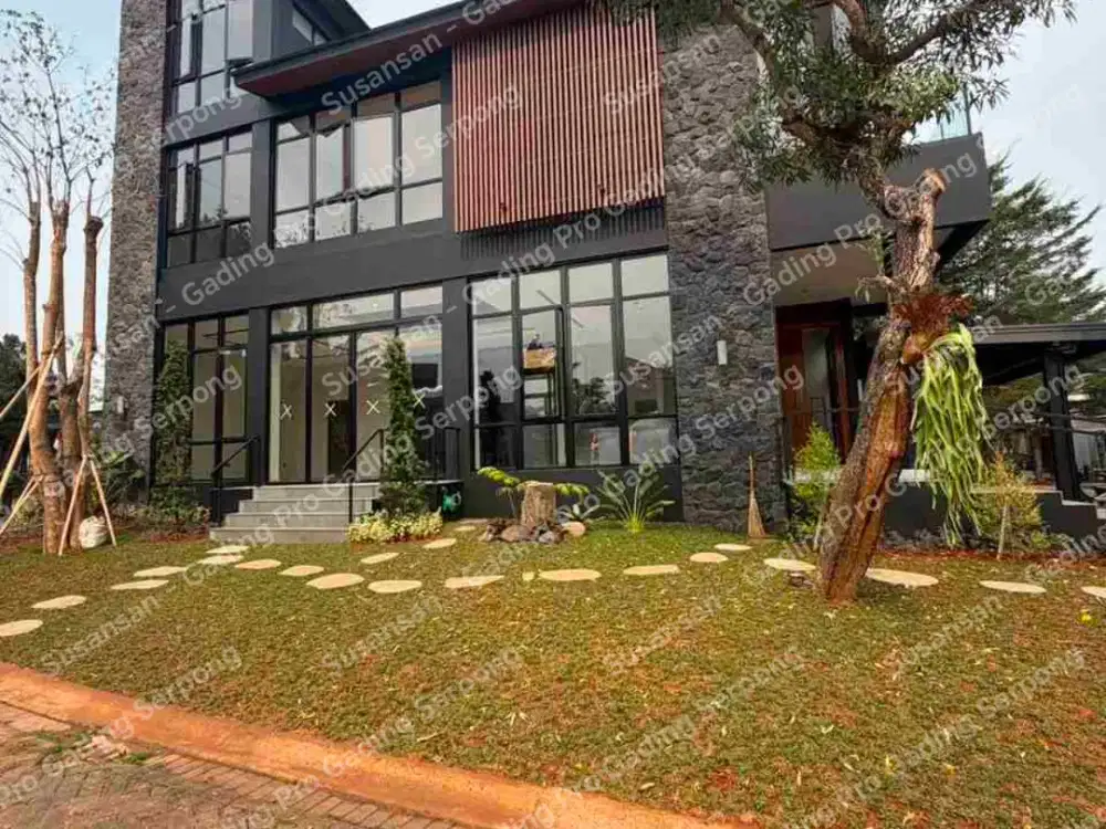 Rumah mewah industrial kontemporer bagus di BSD
