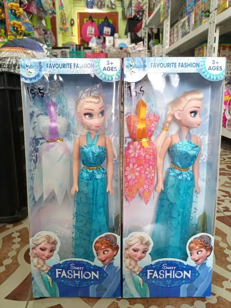 mainan anak brbi frozen fashion