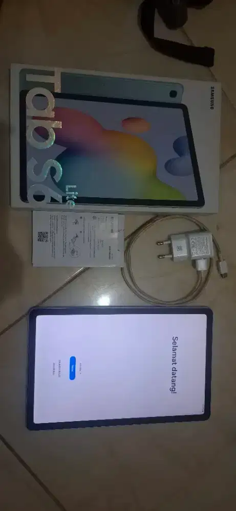 BU DIJUAL CEPAT SAMSUNG TAB S6 LITE 4/128 FULLSET HARGA NEGO