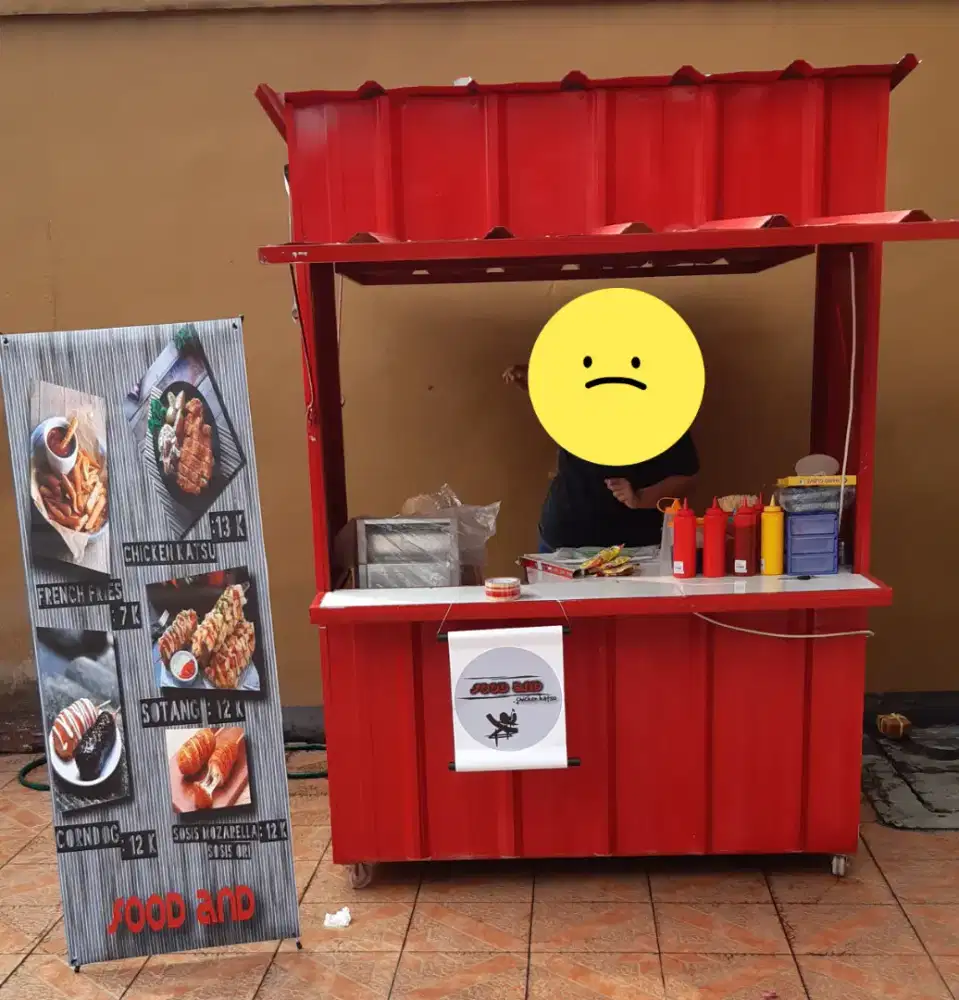Gerobak semi kontener