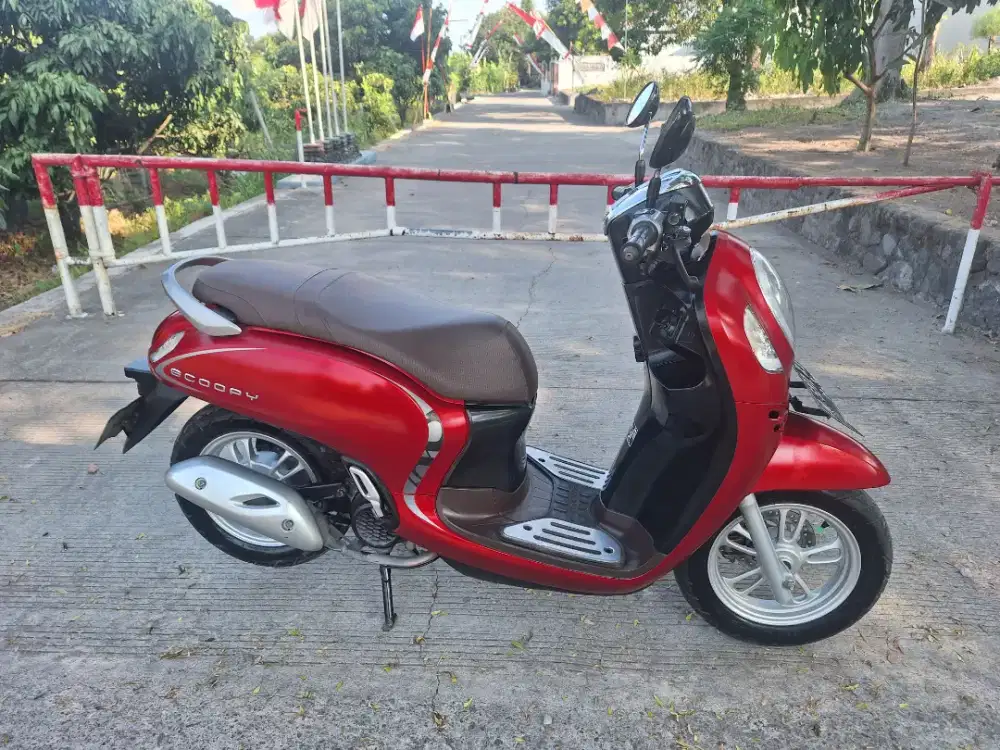 Scoopy keyless 2021 km rendah bisa cash/kredit syariah TERMURAH