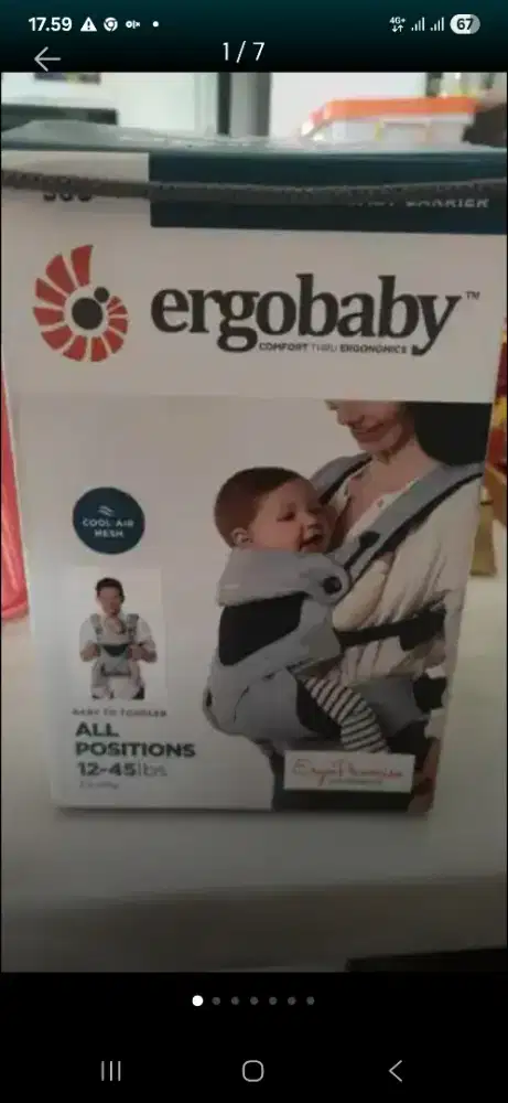 Gendongan bayi merk  ERGOBABY