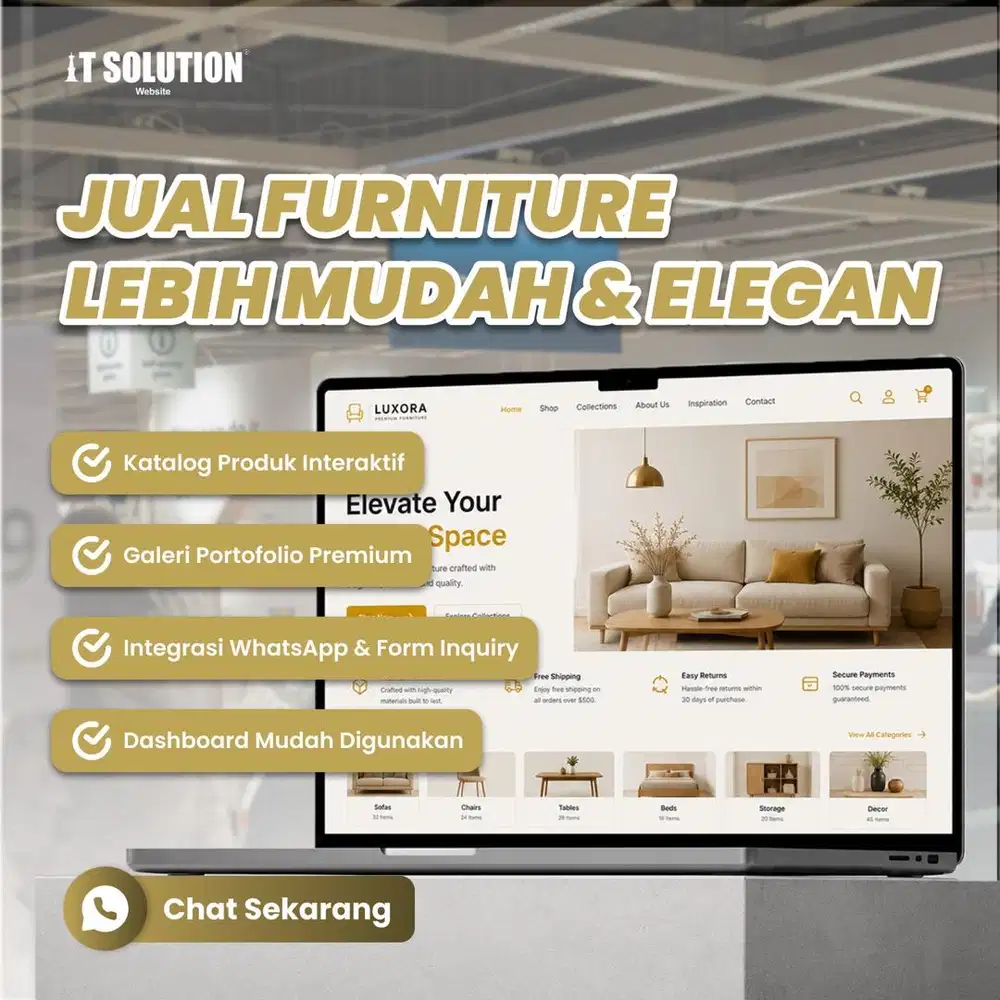 Pembuatan Website Toko Furniture dan Mebel Mobile Friendly