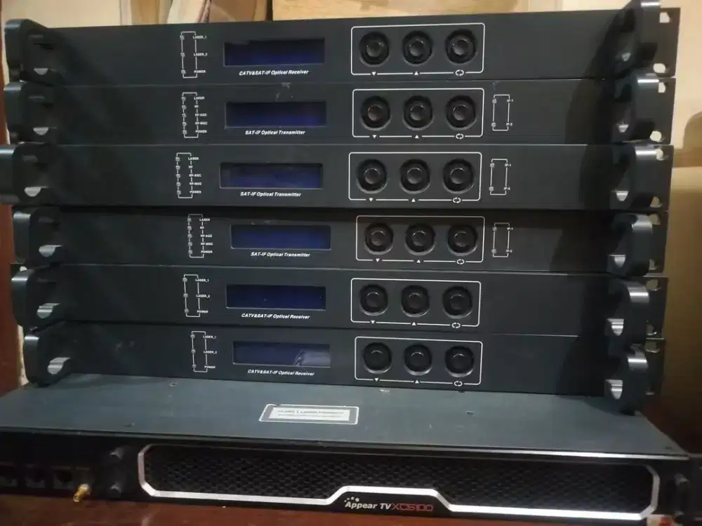 head-end network & fiber optic transmision TV cable & TV satelit