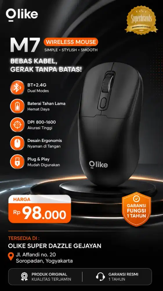 Mouse wireless OLIKE M7