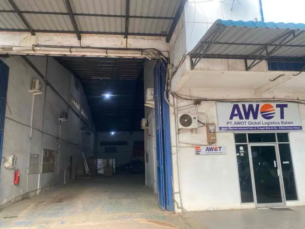 dijual gudang industri batam amper dengan luas bangunan 651.51m2