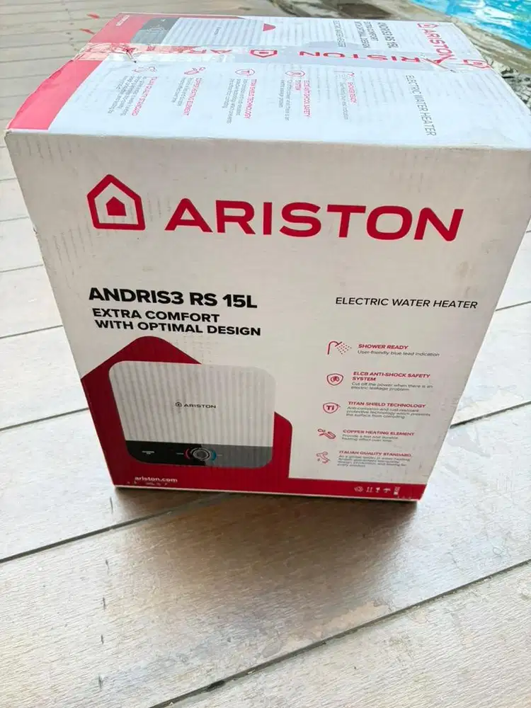 Ariston water Heater Andris 3 RS 15 Liter 350 Watt