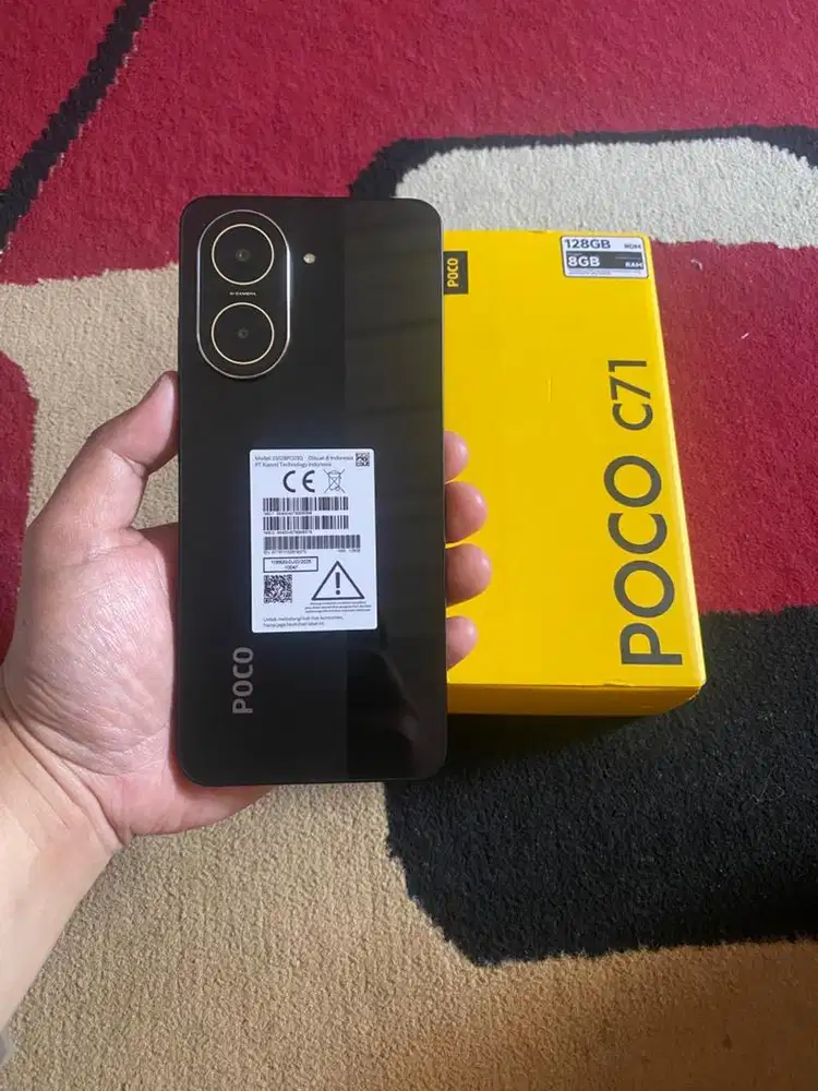 BISMILLAH POCO C71 RAM 4/128 FULSET MULUS