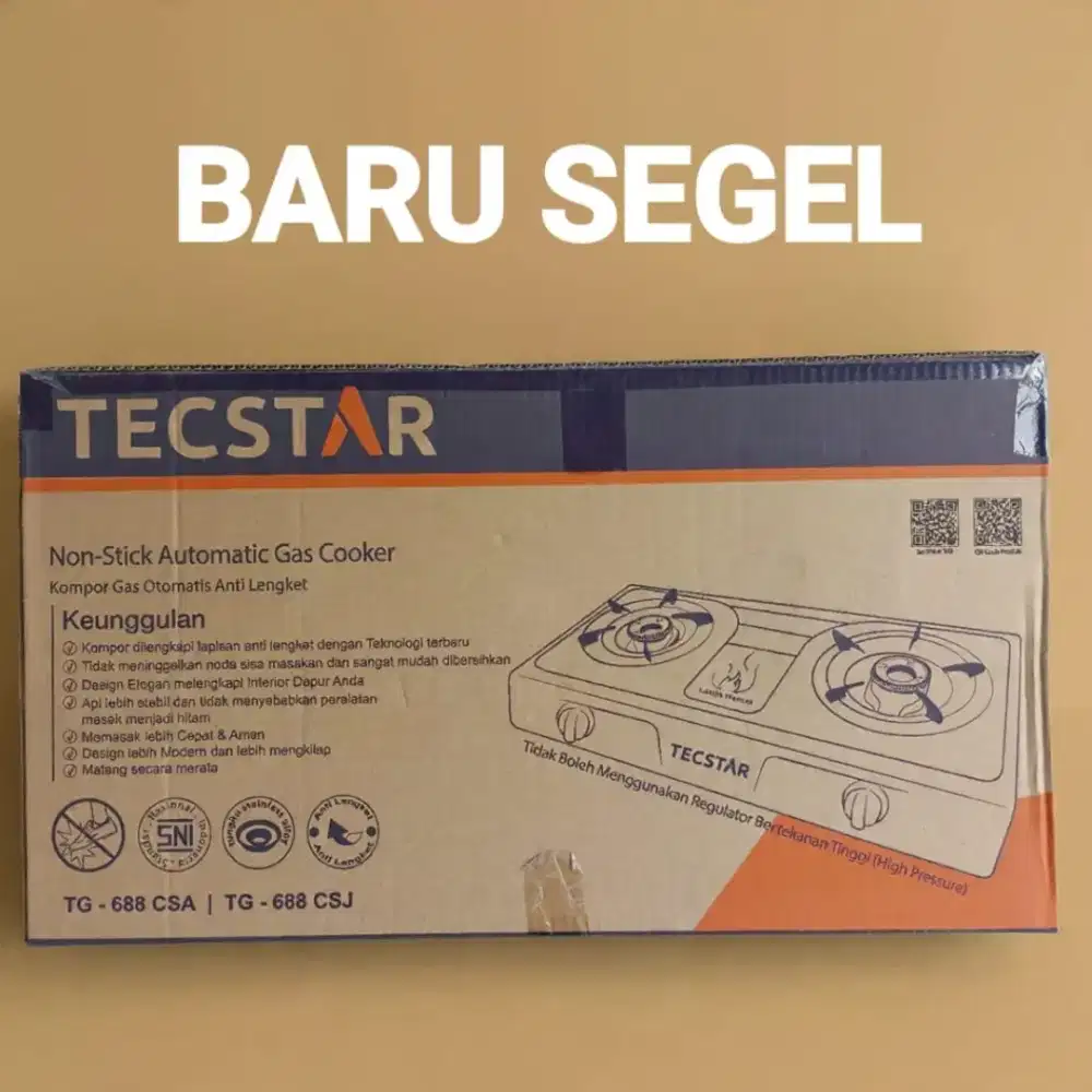 Kompor TECSTAR Baru 2 Tungku