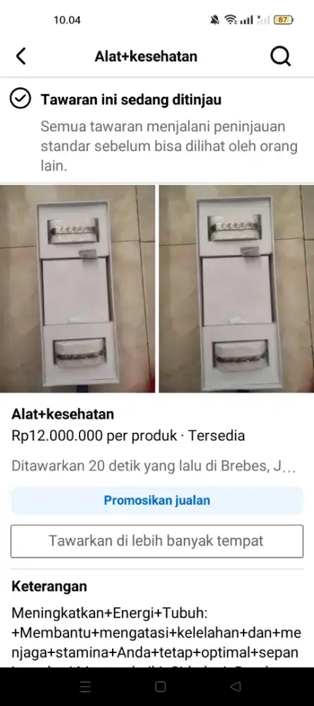 Jual alat kesehatan kebugaran
