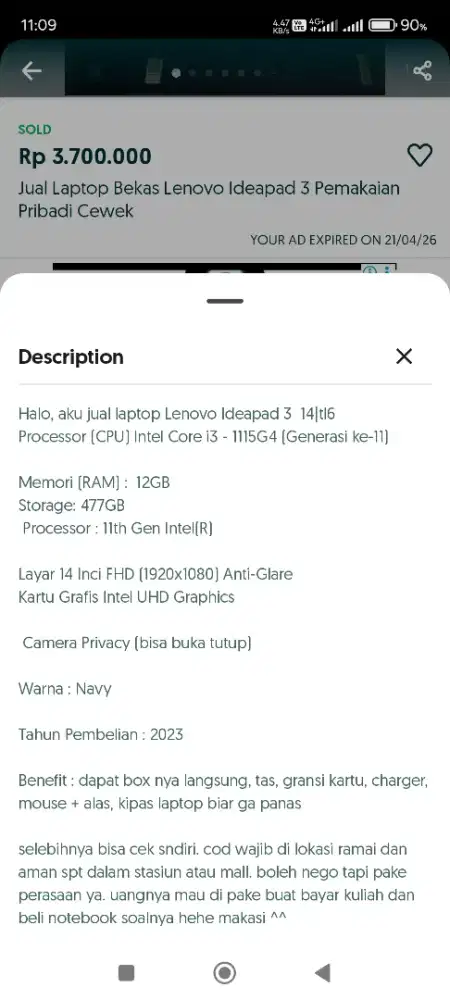 Lenovo Ideapad Slim 3