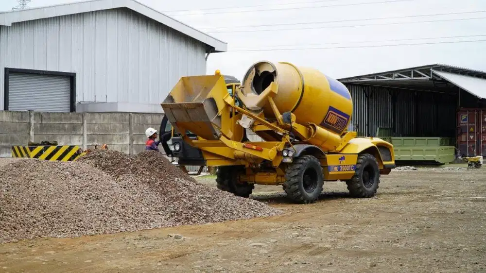 CARMIX mobile batching plant produksi beton