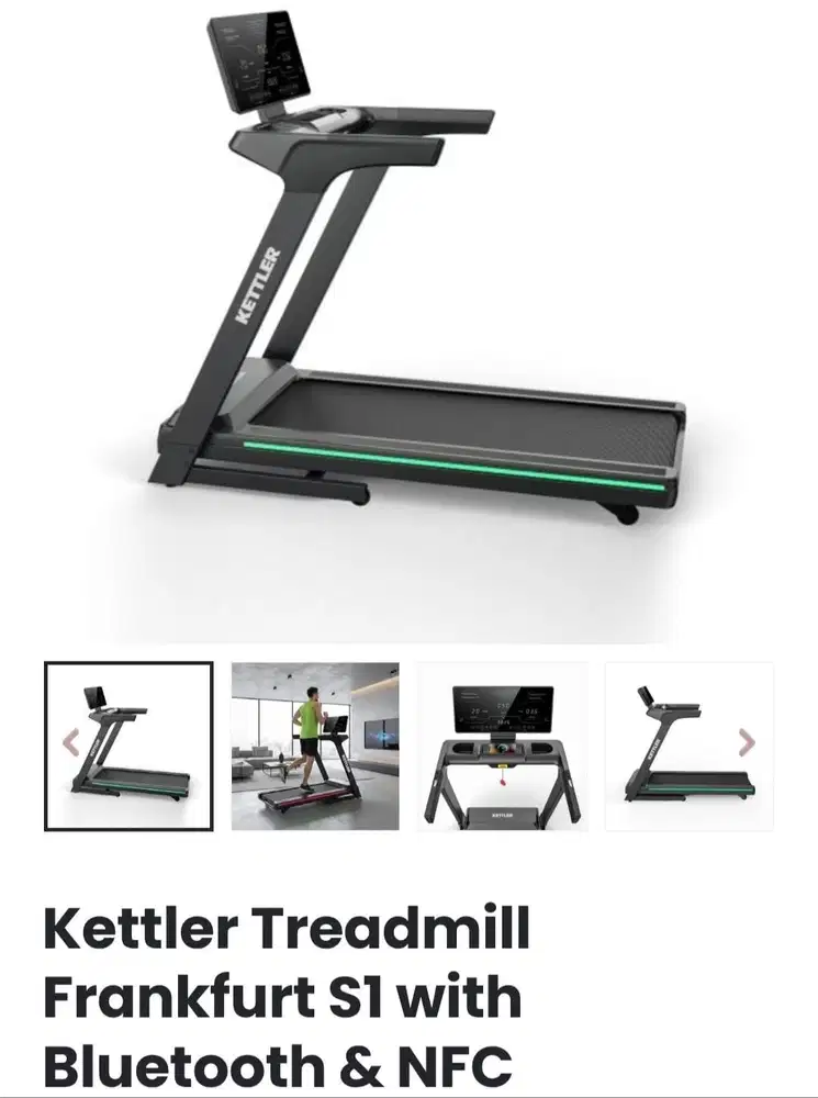 Di Jual Treadmill Kettler Frankfurt S1 with bluetooth and NFC