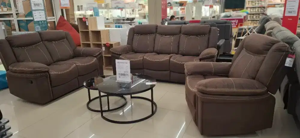 PROMO SET SOFA RECLINER BARU BISA CICIL 0%