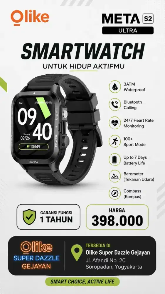 Smartwatch OLIKE META S2 ULTRA