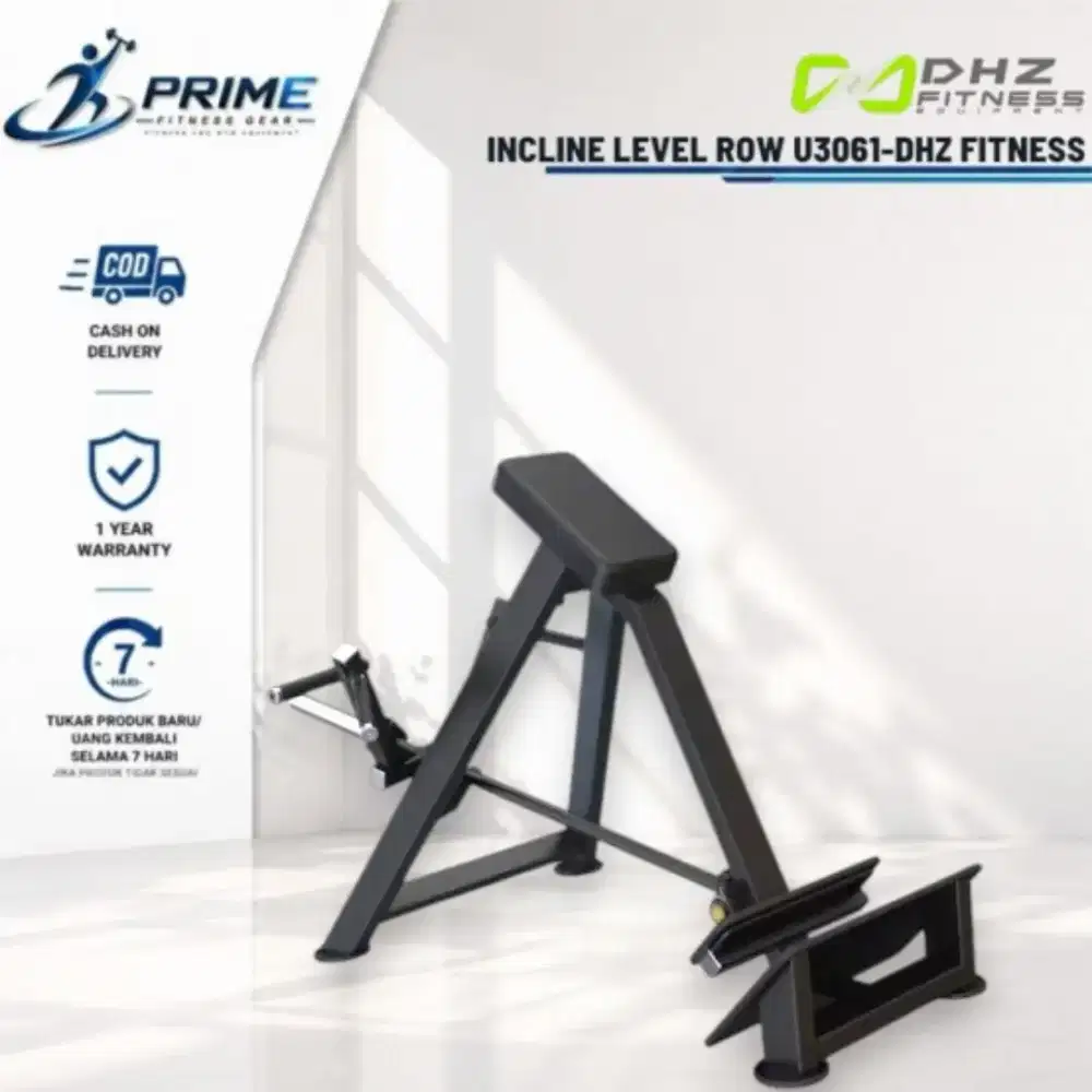 Alat Fitness Gym Incline Level Row Machine DHZ Evost Series U3061