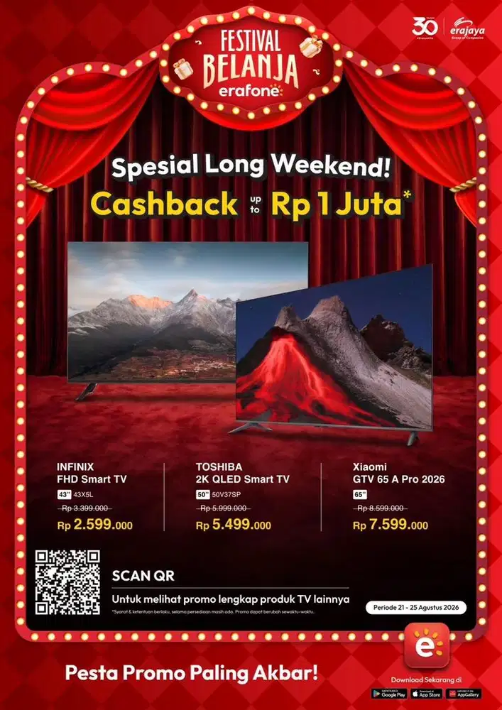 Promo tv infinix 43inc