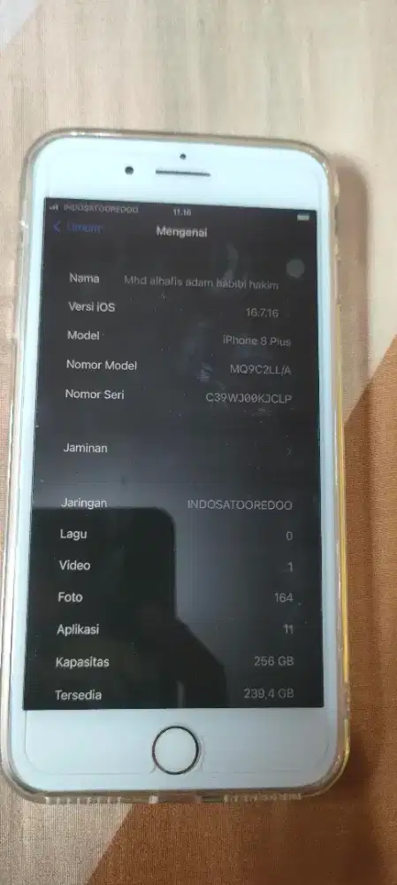 iPhone 8 plus 256gb
