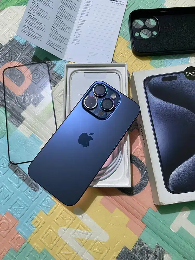 Iphone 15 pro 128gb ibox blue titanium