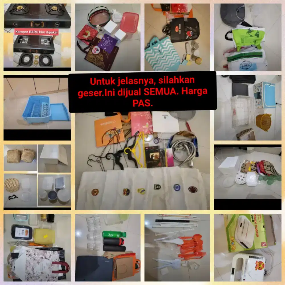 Dijual KOMPOR, dll sesuai di foto
