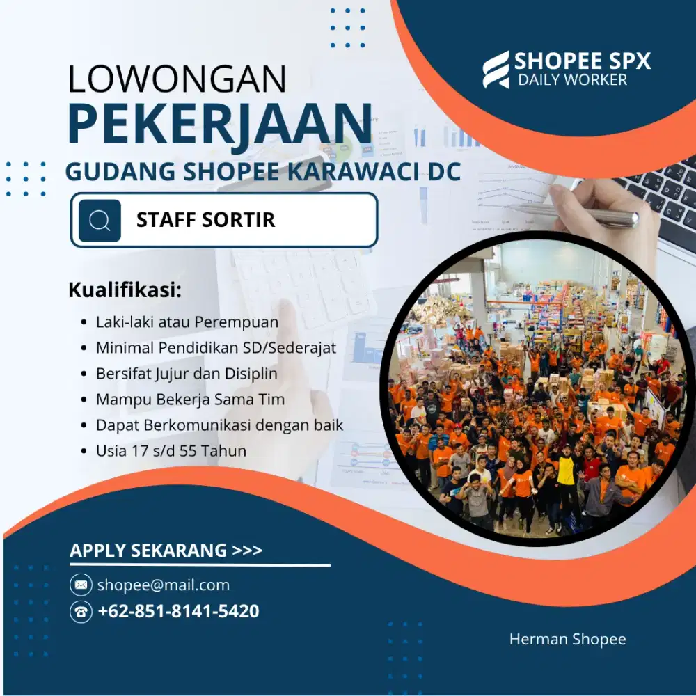 Lowongan Gudang Shopee KARAWACI