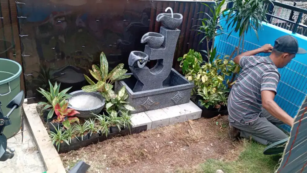 DIJUAL AIR MANCUR -3 POT HIAS TAMAN
