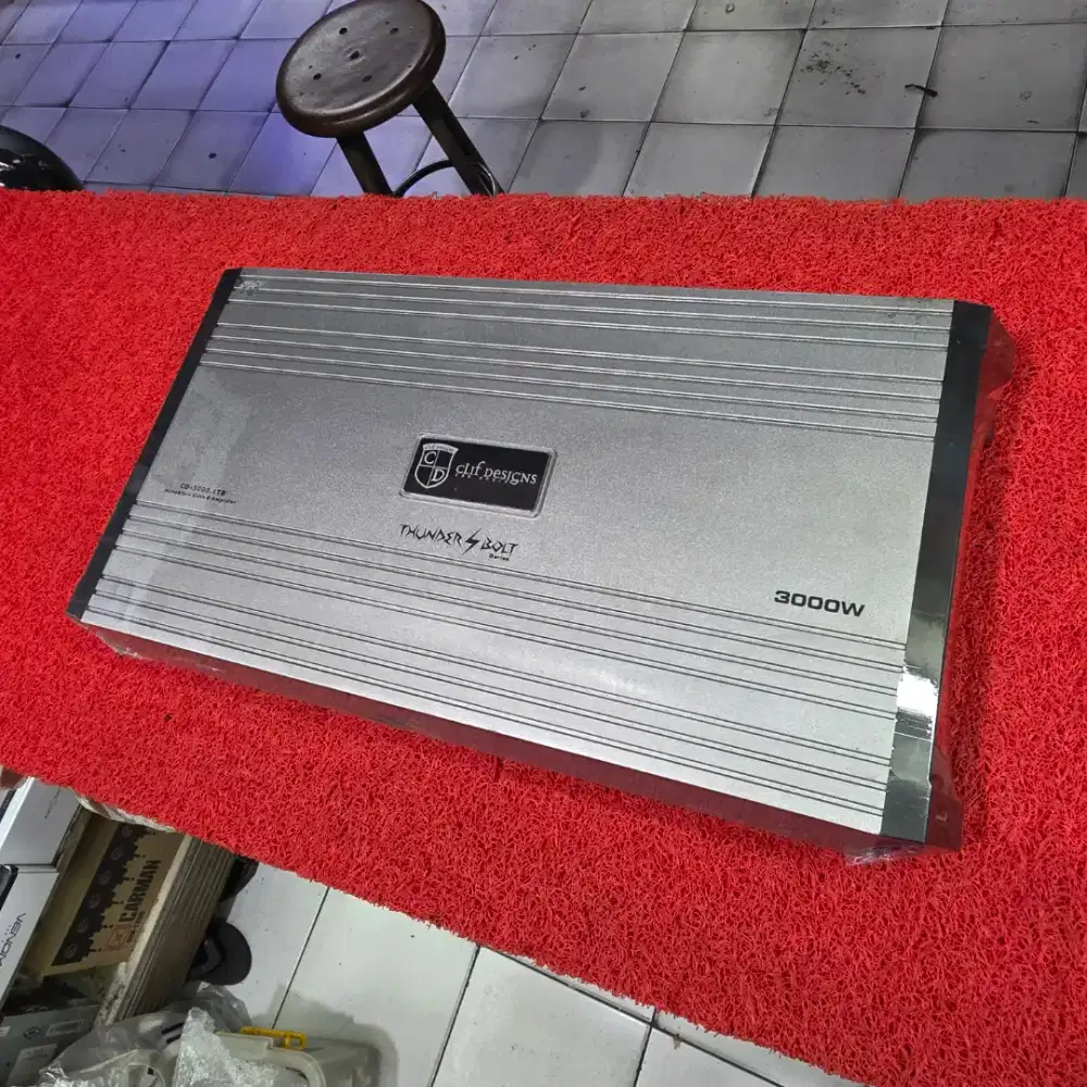 Power Monoblock CLIF DESIGNS THUNDER BOLD Series CD-3000.1 TB Class D