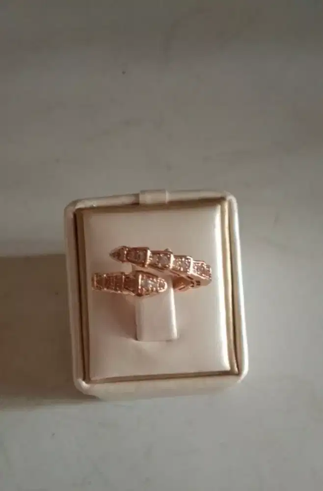 Cincin  freesize rosegold Aman untuk hari hari hari