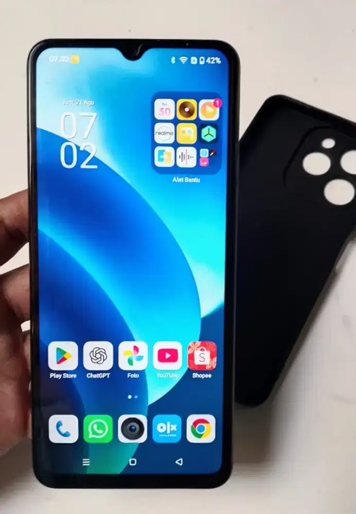 Realme Note 70 Ram 4+4/64 Mulus