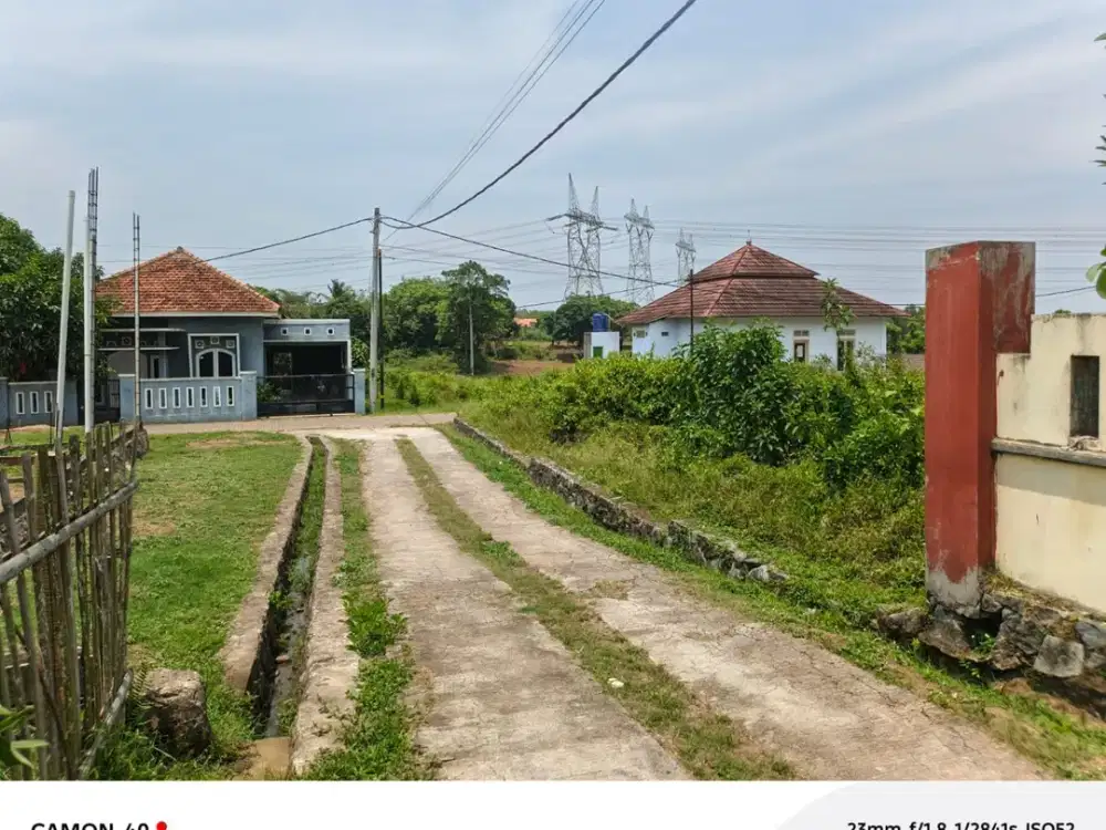 Jual Tanah di Serang Barat Tol Dalam Perumahan Ada Rumah Lama
