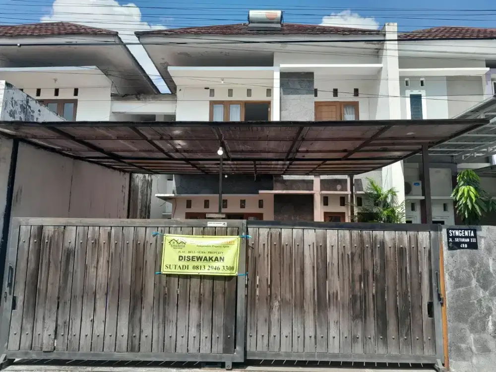 Disewakan Rumah Cantik 4 Kamar + 1 Di Seturan Yogyakarta, Cocok untuk Hunian  & Kantor