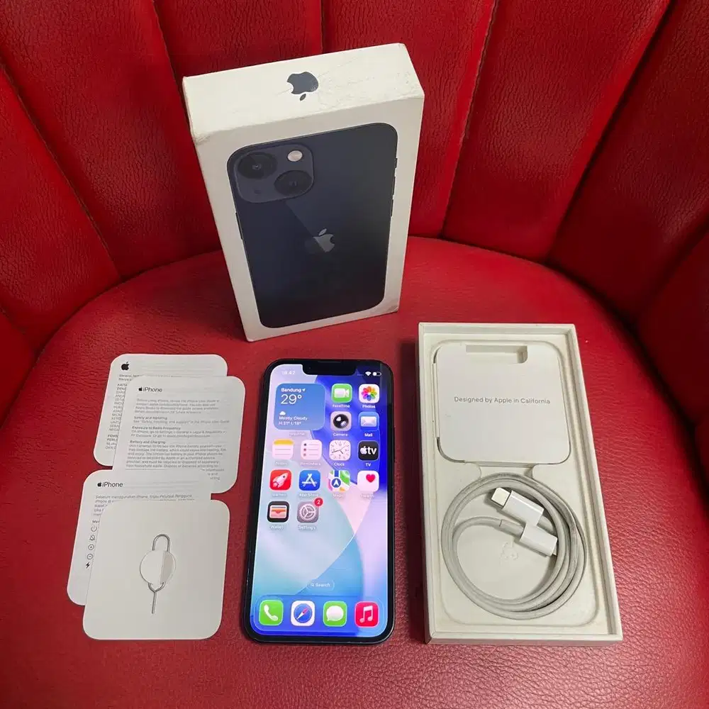 iPhone 13 Mini 128gb Midnight iBox Digimap ID/A Fullset Original