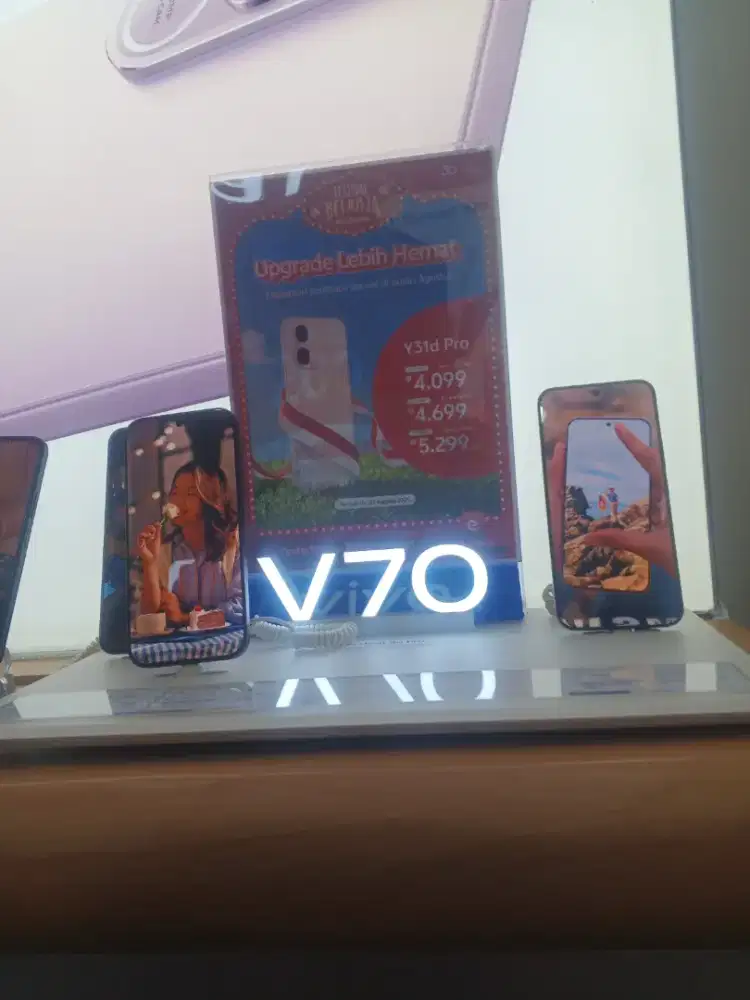 Vivo v70 promo cicilan dengan Home Credit cukup KTP handphone pribadi