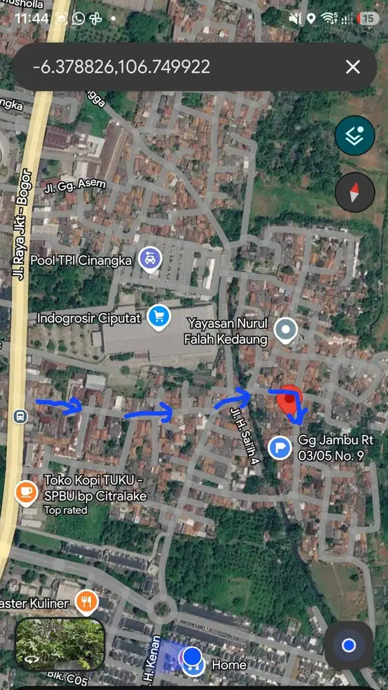 DIJUAL TANAH STRATEGIS SHM 300 M² DI SAWANGAN, DEPOK