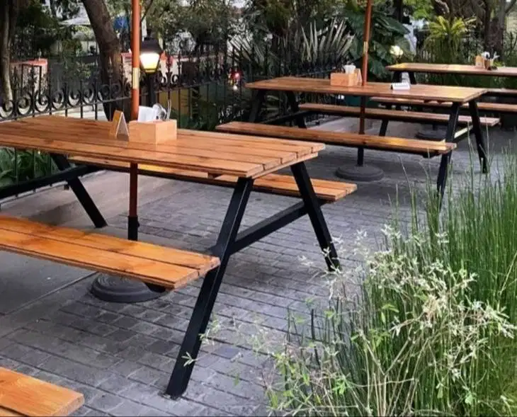 Meja Kursi Besi Custom untuk Cafe & Tempat Usaha