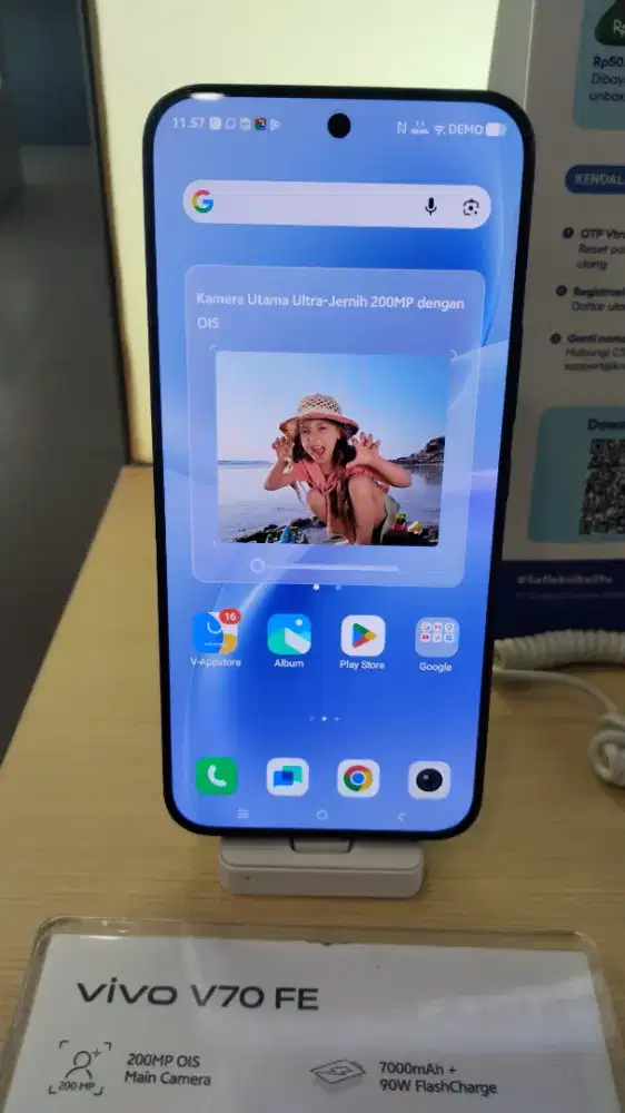 Saya jual Vivo V70 fe