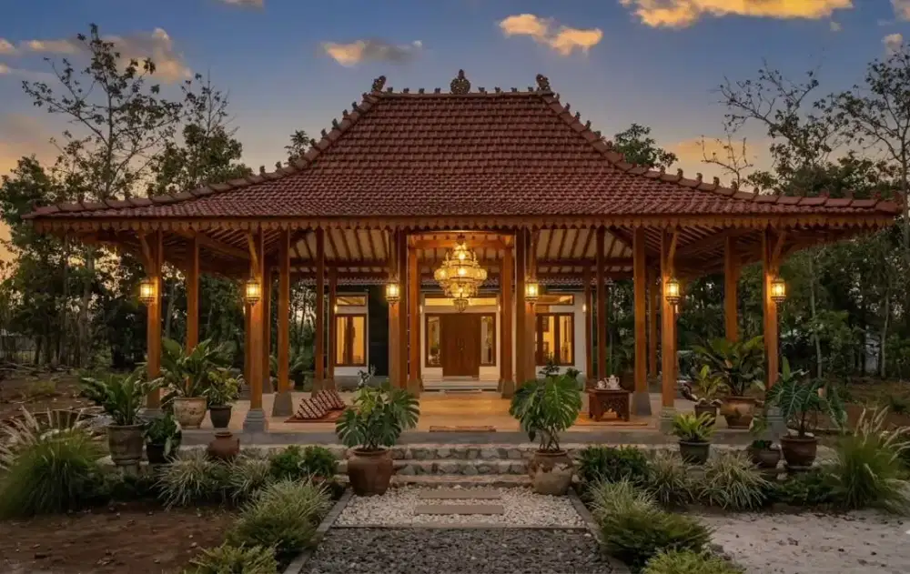 Rumah Limasan.Rumah kayu.Rumah klasik