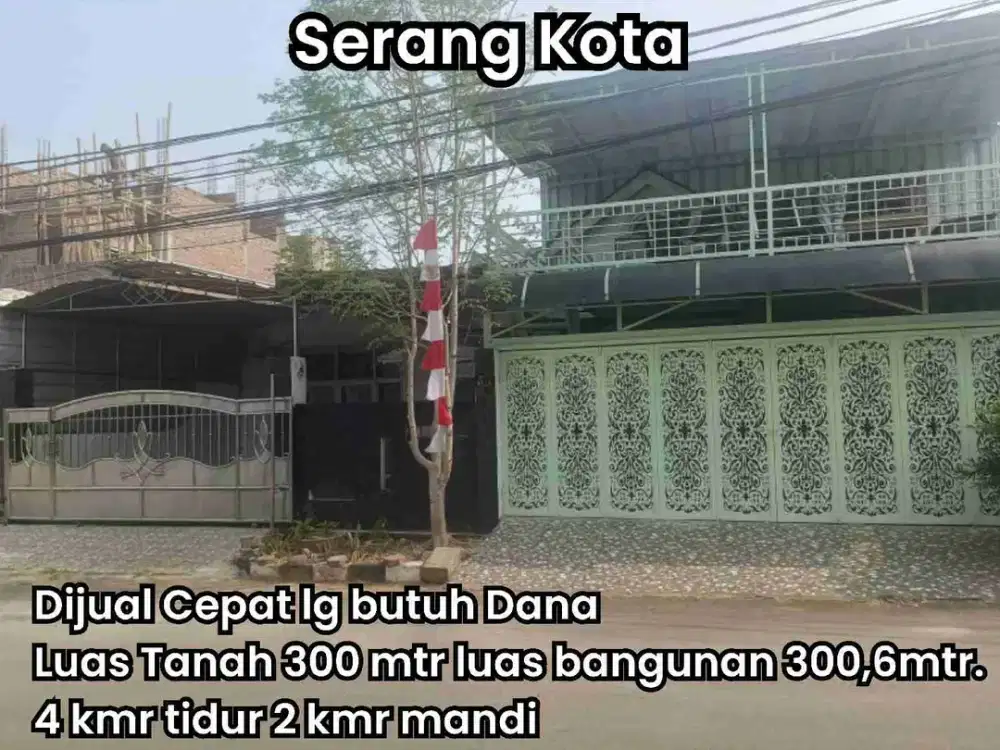 Rumah Mewah Mezanine di jual Cepat di Serang Kota