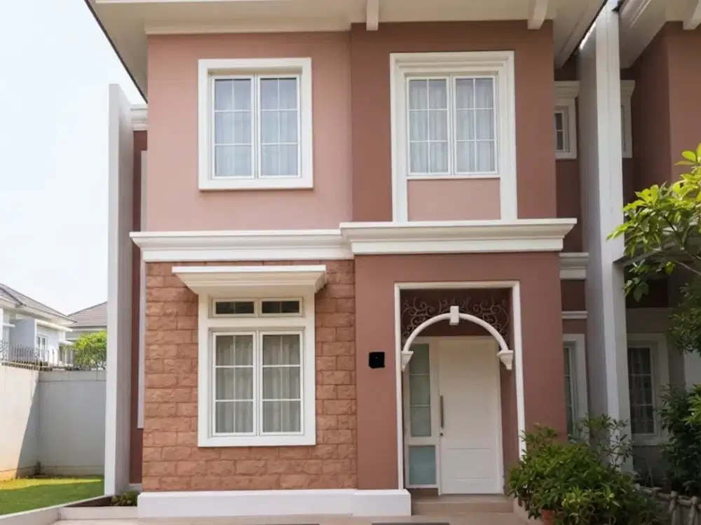 Dijual Rumah Luas Tanah Besar Panjang Kebelakang Cluster Trimezia Gading Serpong