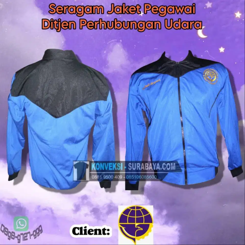 Vendor Jaket Instansi SBY - Bebas Custom Desain