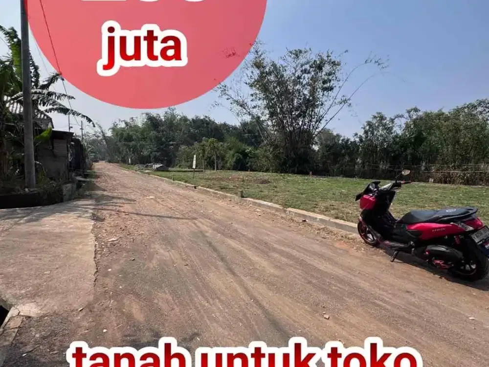 TANAH BUAT TOKO USAHA SERTIFIKAT